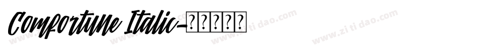Comfortune Italic字体转换